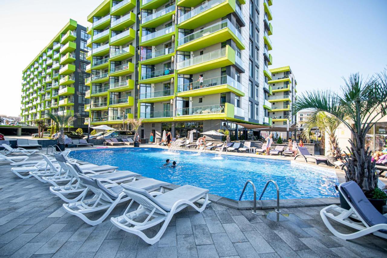 Apartment Katrina - Alezzi Beach - Sea View Năvodari Kültér fotó