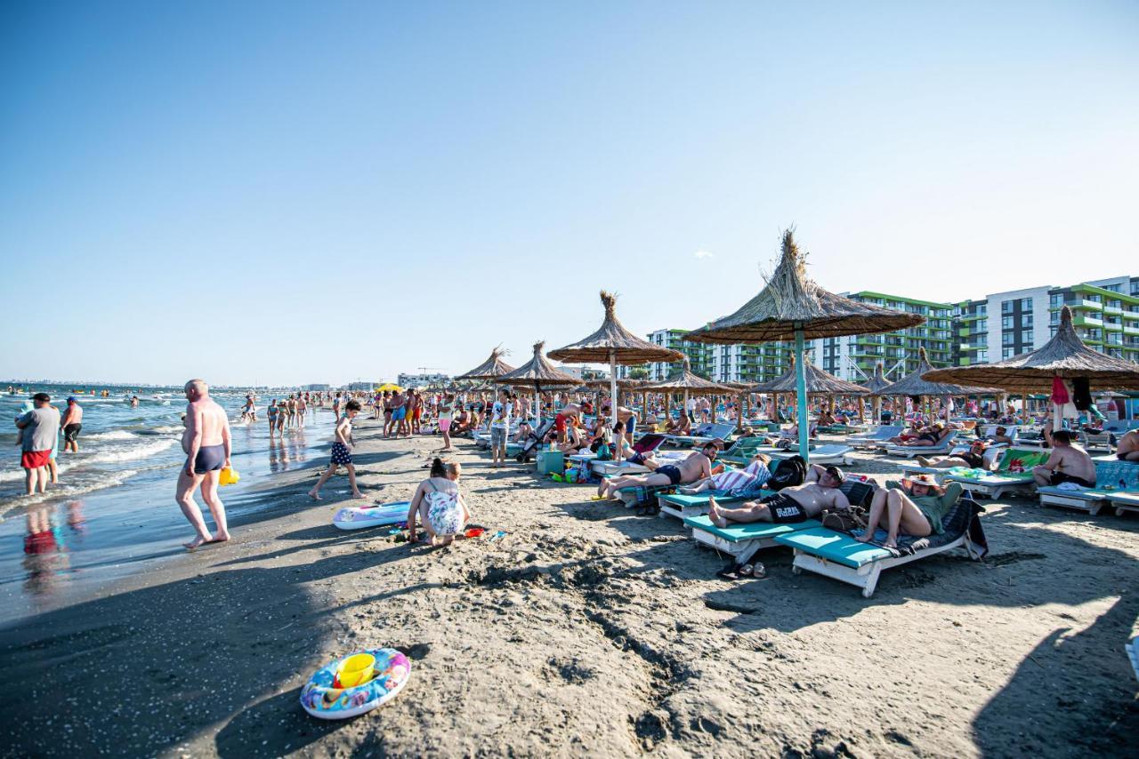 Apartment Katrina - Alezzi Beach - Sea View Năvodari Kültér fotó