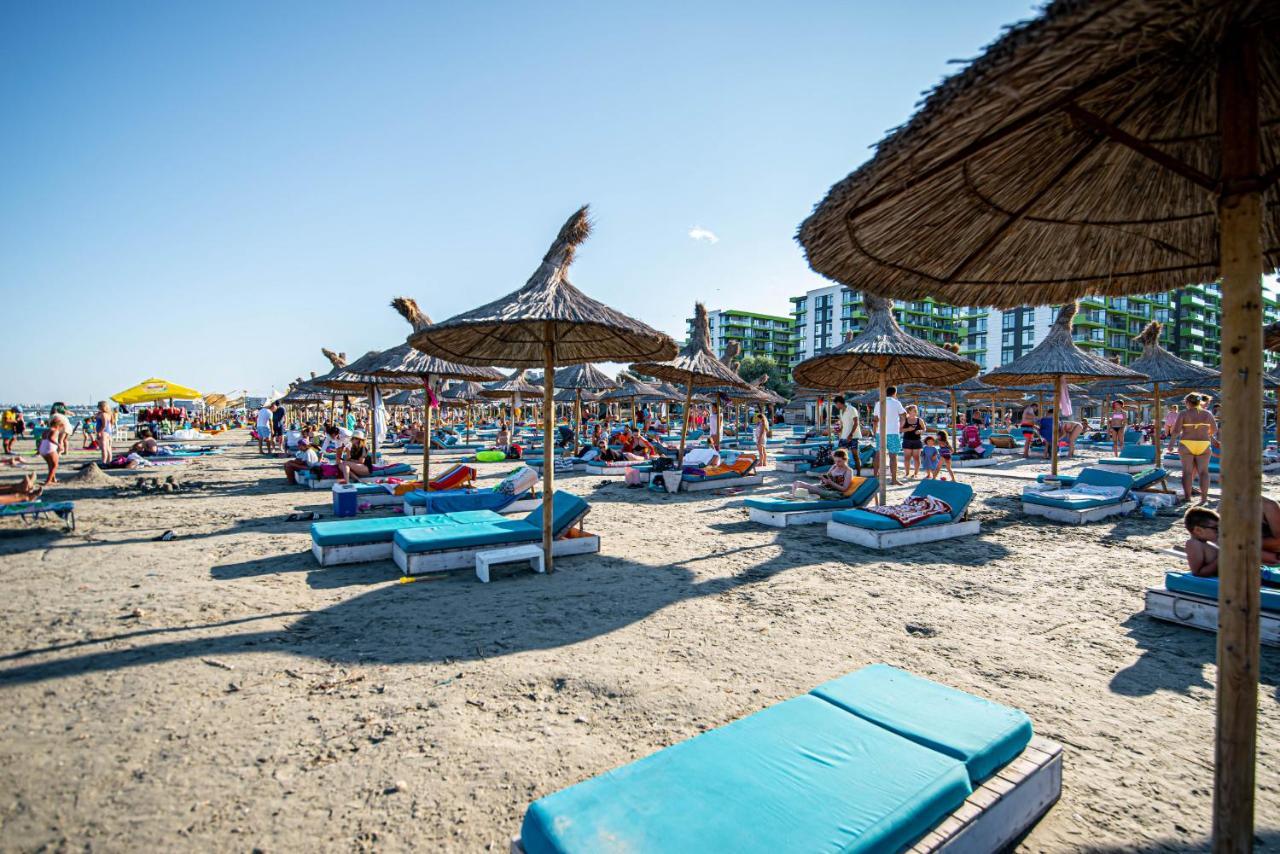 Apartment Katrina - Alezzi Beach - Sea View Năvodari Kültér fotó