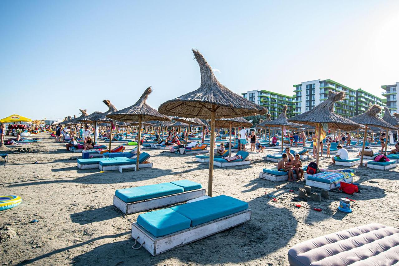 Apartment Katrina - Alezzi Beach - Sea View Năvodari Kültér fotó